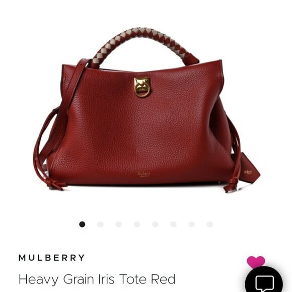 Mulberry Handbags - MULBERRY Heavy Grain Iris Tote